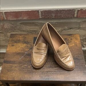 Ralph Lauren Women's Tan Leather Loafers
